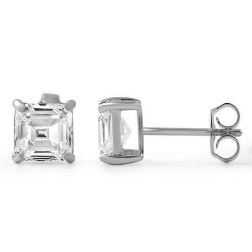 Sterling Silver Square Earrings